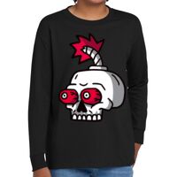 Youth Heavy Cotton 100% Cotton Long Sleeve T Shirt Thumbnail