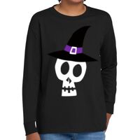 Youth Heavy Cotton 100% Cotton Long Sleeve T Shirt Thumbnail