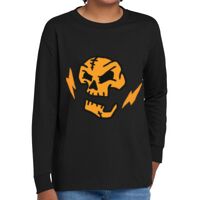 Youth Heavy Cotton 100% Cotton Long Sleeve T Shirt Thumbnail