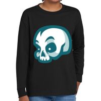 Youth Heavy Cotton 100% Cotton Long Sleeve T Shirt Thumbnail
