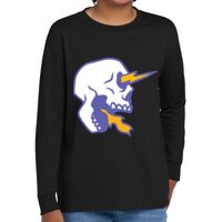 Youth Heavy Cotton 100% Cotton Long Sleeve T Shirt Thumbnail