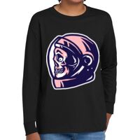 Youth Heavy Cotton 100% Cotton Long Sleeve T Shirt Thumbnail