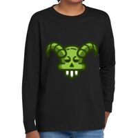 Youth Heavy Cotton 100% Cotton Long Sleeve T Shirt Thumbnail