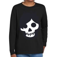Youth Heavy Cotton 100% Cotton Long Sleeve T Shirt Thumbnail
