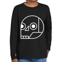 Youth Heavy Cotton 100% Cotton Long Sleeve T Shirt Thumbnail