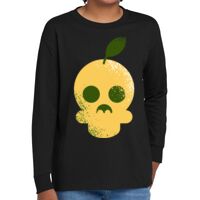 Youth Heavy Cotton 100% Cotton Long Sleeve T Shirt Thumbnail