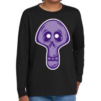 Youth Heavy Cotton 100% Cotton Long Sleeve T Shirt Thumbnail