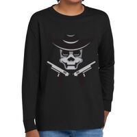 Youth Heavy Cotton 100% Cotton Long Sleeve T Shirt Thumbnail