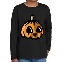 Youth Heavy Cotton 100% Cotton Long Sleeve T Shirt Thumbnail