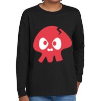 Youth Heavy Cotton 100% Cotton Long Sleeve T Shirt Thumbnail