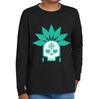 Youth Heavy Cotton 100% Cotton Long Sleeve T Shirt Thumbnail