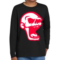 Youth Heavy Cotton 100% Cotton Long Sleeve T Shirt Thumbnail