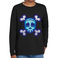 Youth Heavy Cotton 100% Cotton Long Sleeve T Shirt Thumbnail