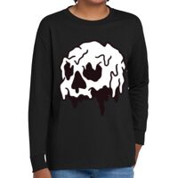 Youth Heavy Cotton 100% Cotton Long Sleeve T Shirt Thumbnail
