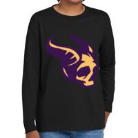 Youth Heavy Cotton 100% Cotton Long Sleeve T Shirt Thumbnail