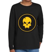Youth Heavy Cotton 100% Cotton Long Sleeve T Shirt Thumbnail