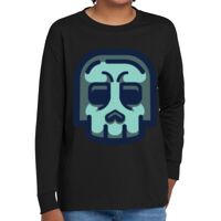 Youth Heavy Cotton 100% Cotton Long Sleeve T Shirt Thumbnail