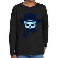 Youth Heavy Cotton 100% Cotton Long Sleeve T Shirt Thumbnail