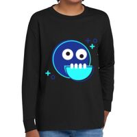 Youth Heavy Cotton 100% Cotton Long Sleeve T Shirt Thumbnail