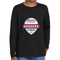 Youth Heavy Cotton 100% Cotton Long Sleeve T Shirt Thumbnail