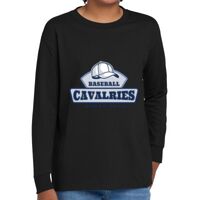 Youth Heavy Cotton 100% Cotton Long Sleeve T Shirt Thumbnail