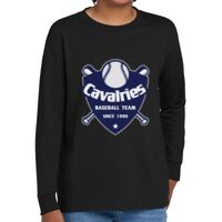 Youth Heavy Cotton 100% Cotton Long Sleeve T Shirt Thumbnail