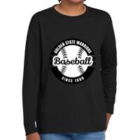 Youth Heavy Cotton 100% Cotton Long Sleeve T Shirt Thumbnail