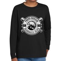 Youth Heavy Cotton 100% Cotton Long Sleeve T Shirt Thumbnail
