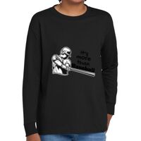 Youth Heavy Cotton 100% Cotton Long Sleeve T Shirt Thumbnail