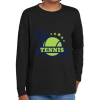 Youth Heavy Cotton 100% Cotton Long Sleeve T Shirt Thumbnail