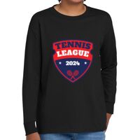 Youth Heavy Cotton 100% Cotton Long Sleeve T Shirt Thumbnail