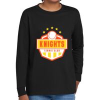 Youth Heavy Cotton 100% Cotton Long Sleeve T Shirt Thumbnail