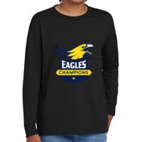 Youth Heavy Cotton 100% Cotton Long Sleeve T Shirt Thumbnail