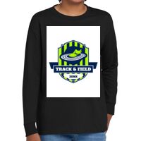 Youth Heavy Cotton 100% Cotton Long Sleeve T Shirt Thumbnail