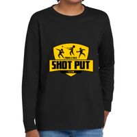 Youth Heavy Cotton 100% Cotton Long Sleeve T Shirt Thumbnail