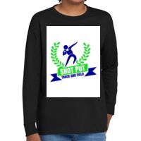 Youth Heavy Cotton 100% Cotton Long Sleeve T Shirt Thumbnail
