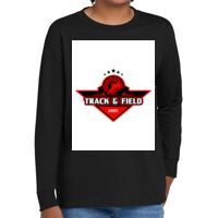 Youth Heavy Cotton 100% Cotton Long Sleeve T Shirt Thumbnail