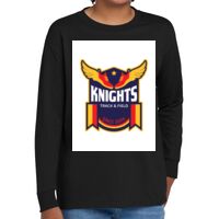 Youth Heavy Cotton 100% Cotton Long Sleeve T Shirt Thumbnail