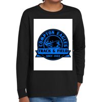 Youth Heavy Cotton 100% Cotton Long Sleeve T Shirt Thumbnail