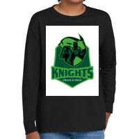 Youth Heavy Cotton 100% Cotton Long Sleeve T Shirt Thumbnail