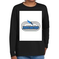 Youth Heavy Cotton 100% Cotton Long Sleeve T Shirt Thumbnail