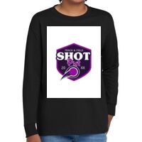 Youth Heavy Cotton 100% Cotton Long Sleeve T Shirt Thumbnail