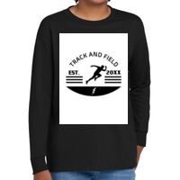 Youth Heavy Cotton 100% Cotton Long Sleeve T Shirt Thumbnail