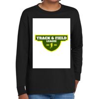 Youth Heavy Cotton 100% Cotton Long Sleeve T Shirt Thumbnail