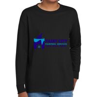 Youth Heavy Cotton 100% Cotton Long Sleeve T Shirt Thumbnail