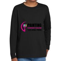 Youth Heavy Cotton 100% Cotton Long Sleeve T Shirt Thumbnail