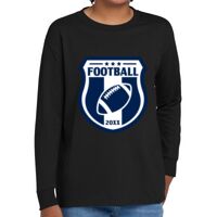 Youth Heavy Cotton 100% Cotton Long Sleeve T Shirt Thumbnail