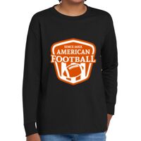 Youth Heavy Cotton 100% Cotton Long Sleeve T Shirt Thumbnail