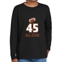 Youth Heavy Cotton 100% Cotton Long Sleeve T Shirt Thumbnail