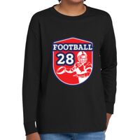 Youth Heavy Cotton 100% Cotton Long Sleeve T Shirt Thumbnail